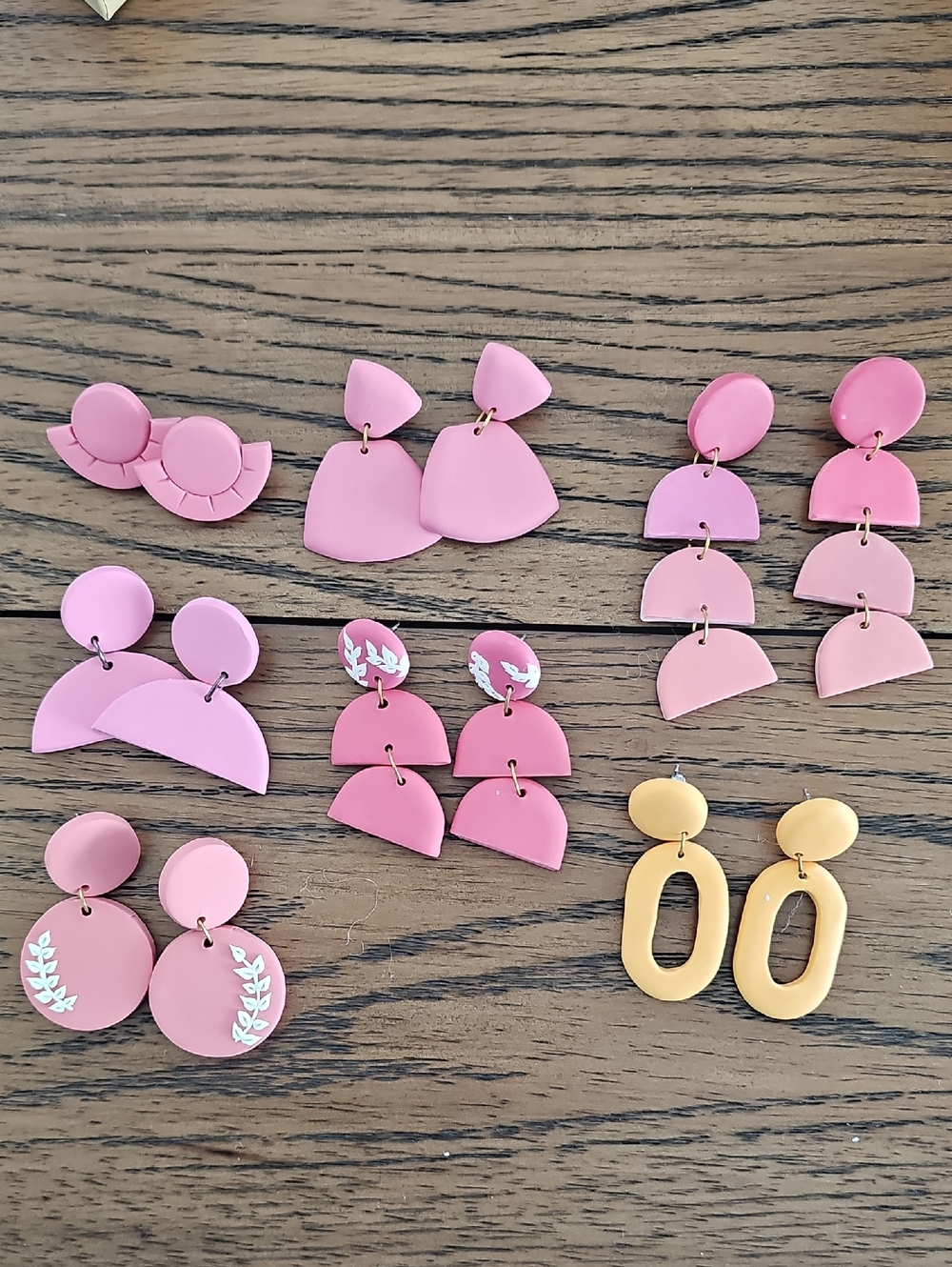 Polymer Clay Dangle Earrings Set